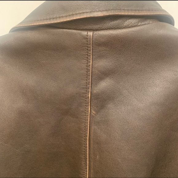 COLUMBIA Vintage Leather Moto Motorcycle Jacket - Picture 5 of 12